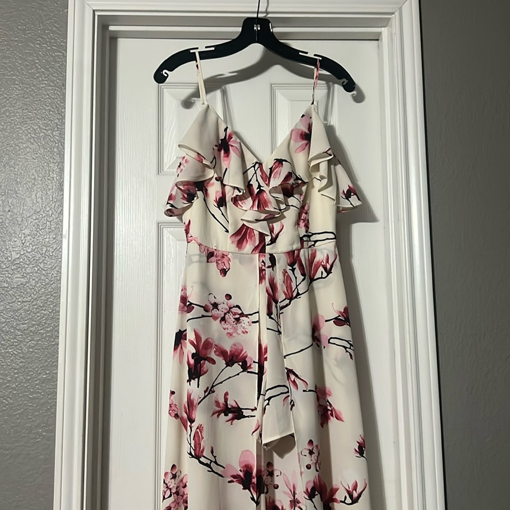 Sz 4 Premier Amor jumper with full length dress creating a high/low appearance